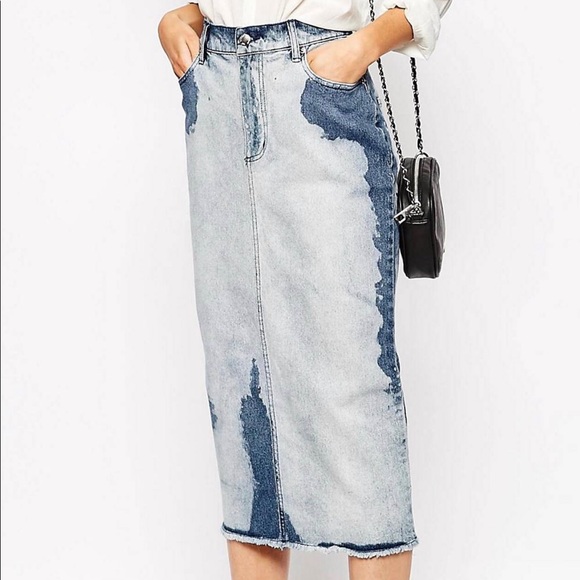 cheap monday denim skirt